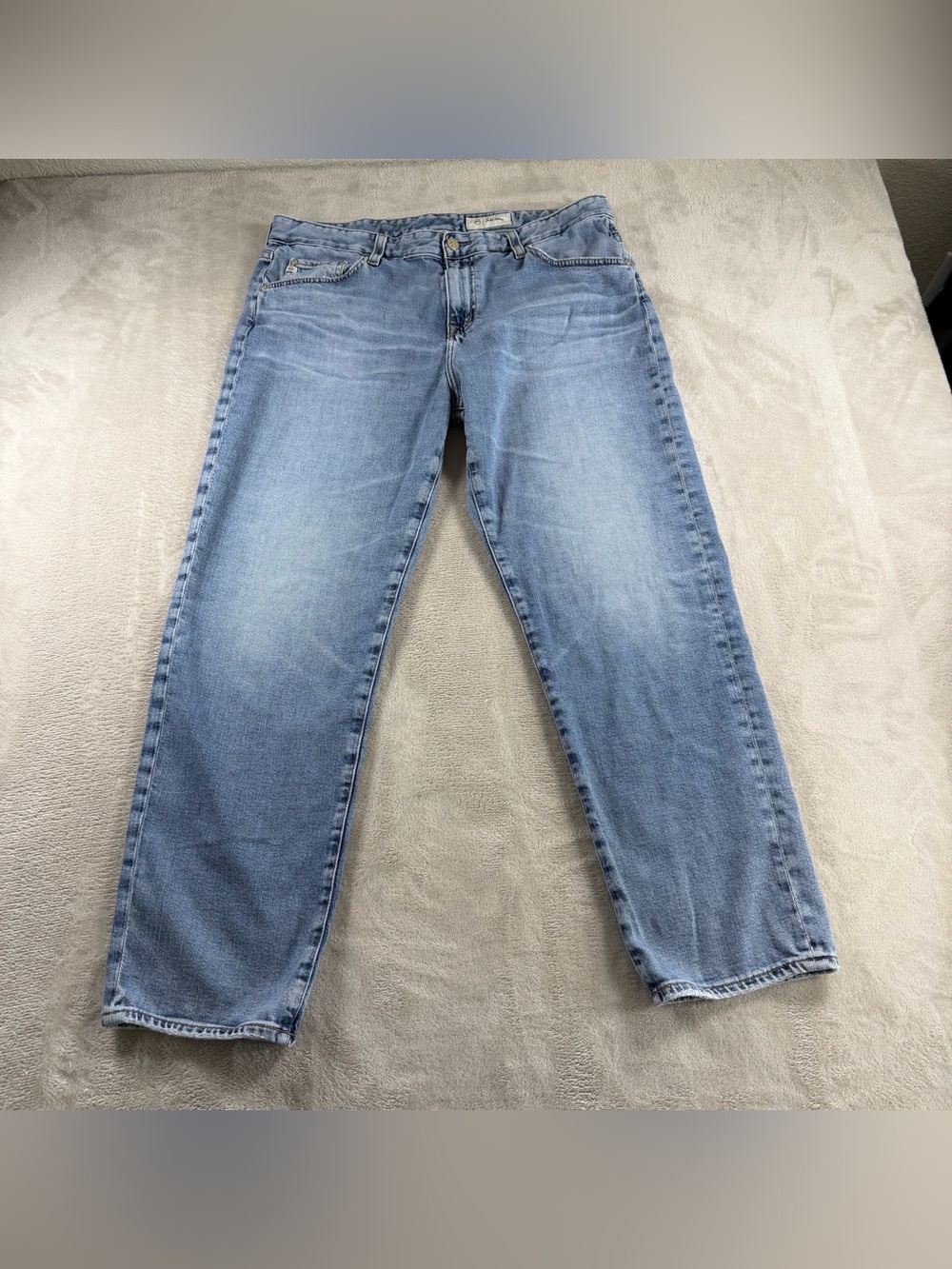 AG Adriano Goldschmied Mens AG-ed Straight Leg Jeans 32x32 Light Wash Denim